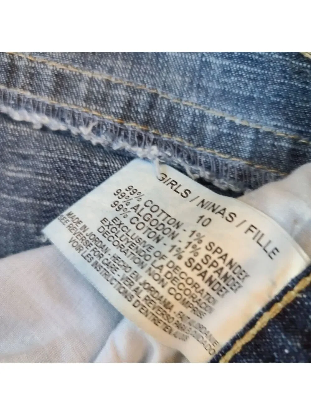 Grane Blue Denim Flare Jeans Girls Size 10